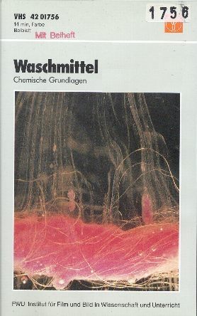 Videokassette &raquo;Waschmittel&laquo;