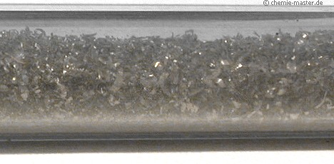 Holmiumsp&auml;ne in Glasampulle